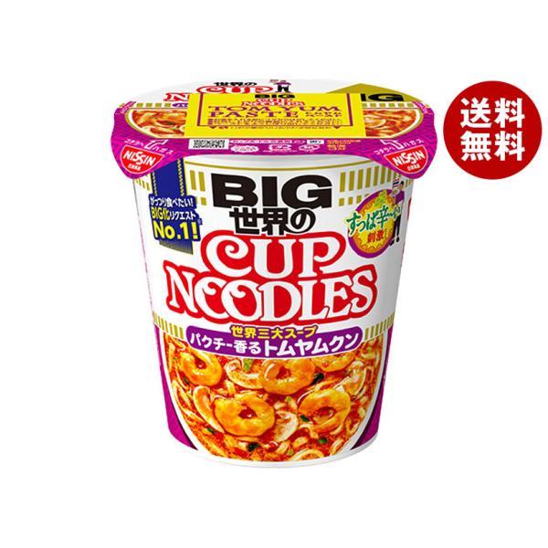 日清食品 カップヌードル パクチー香るトムヤムクン ビッグ 100g×12個入｜ 送料無料
