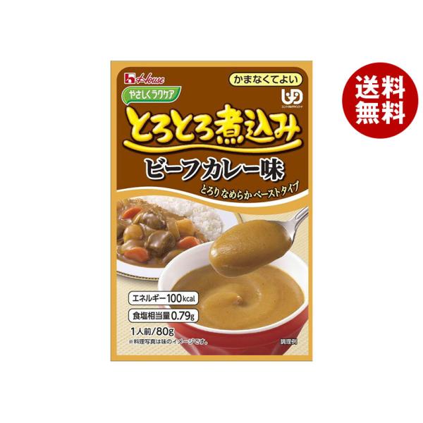 ハウス食品 やさしくラクケア とろとろ煮込み ビーフカレー味 80g×40個入｜ 送料無料