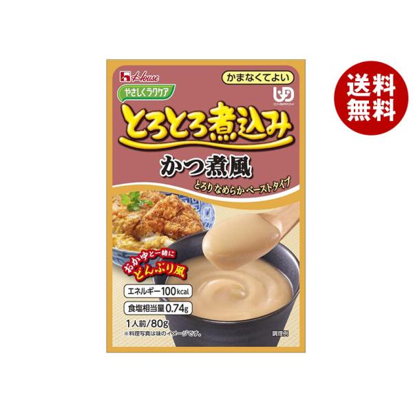 ハウス食品 やさしくラクケア とろとろ煮込みかつ煮風 80g×40個入｜ 送料無料