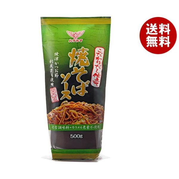 ハグルマ こだわりだし仕立て 焼そばソース 関西風 500g×12本入×(2ケース)｜ 送料無料