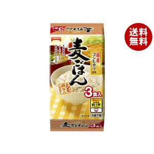 テーブルマーク 麦ごはん 国産コシヒカリ使用 3食 (160g×3個)×8個入×(2ケース)｜ 送料無料 パックごはん レトルトご飯 ごはん｜misonoya