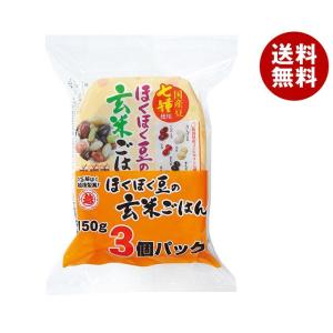 越後製菓 ほくほく豆の玄米ごはん 3食パック (150g×3個)×4個入×(2ケース)｜ 送料無料｜misonoya