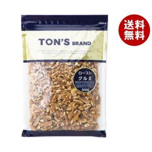 東洋ナッツ食品 トン クルミ 500g×10袋入×(2ケース)｜ 送料無料 ナッツ お菓子 業務用 菓子材料 おつまみ｜misonoya