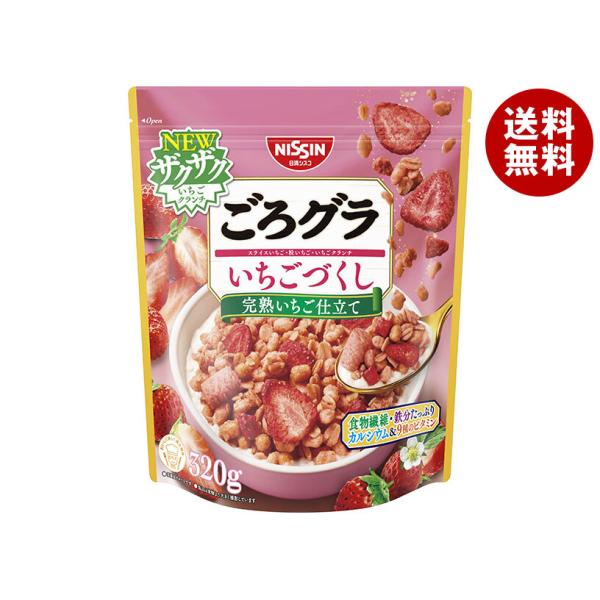 日清シスコ ごろグラ いちごづくし 320g×6袋入×(2ケース)｜ 送料無料