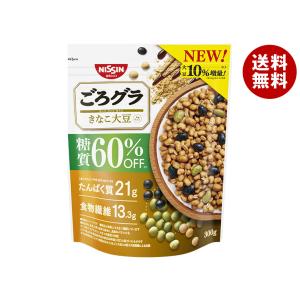 日清シスコ ごろグラ 糖質60%オフ きなこ大豆 300g×6袋入｜ 送料無料