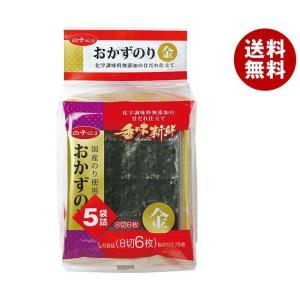 白子のり おかずのり 金 5袋(8切6枚)×24(6×4)個入×(2ケース)｜ 送料無料 ごはん ご飯 ごはんのおとも 海苔｜misonoya