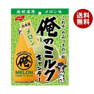 ノーベル製菓 俺のミルク 北海道メロン 80g×6袋入×（2ケース）｜ 送料無料｜misonoya