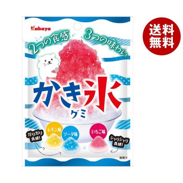 カバヤ かき氷グミ 55g×10袋入×(2ケース)｜ 送料無料