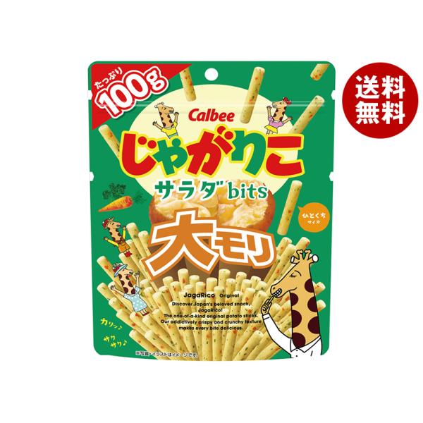 カルビー じゃがりこ サラダbits 大モリ 100g×12袋入 メーカー 問屋直送｜ 送料無料