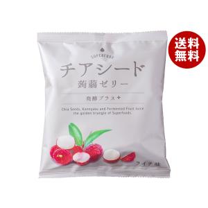 若翔 チアシード 蒟蒻ゼリー 発酵プラス ライチ 10個×12袋入｜ 送料無料｜misonoya