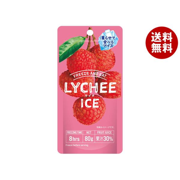 谷尾食糧工業 F&amp;E ライチ アイス 80g×12袋入×(2ケース)｜ 送料無料