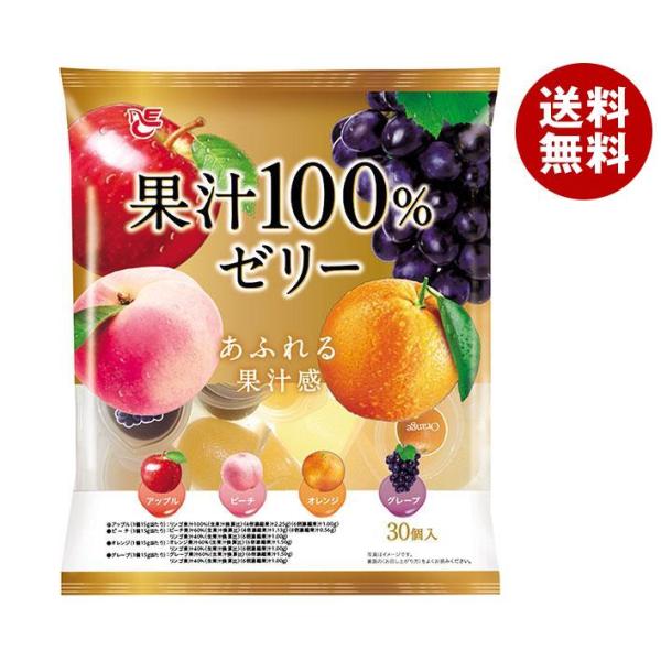エースベーカリー 果汁100％ゼリー 30個×12袋入×(2ケース)｜ 送料無料