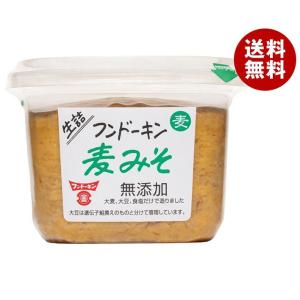 フンドーキン 生詰 麦みそ 無添加 850g×6個入×(2ケース)｜ 送料無料｜misonoya