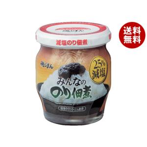 磯じまん みんなののり佃煮 25%減塩 145g瓶×12個入×(2ケース)｜ 送料無料