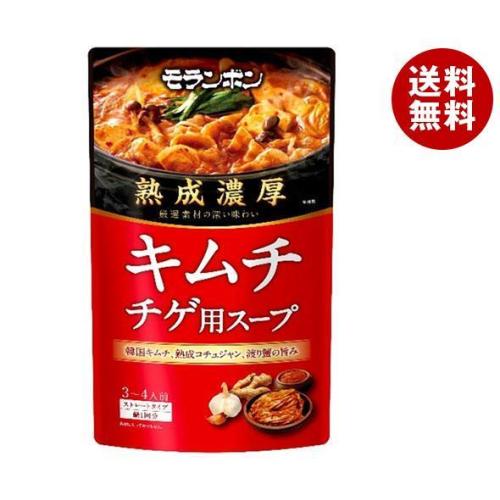 モランボン 熟成濃厚 キムチチゲ用スープ 750g×10袋入×(2ケース)｜ 送料無料 調味料 カレ...