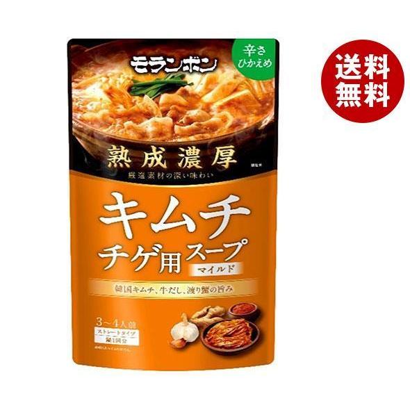 モランボン 熟成濃厚 キムチチゲ用スープ マイルド 750g×10袋入｜ 送料無料 調味料 一般食品...