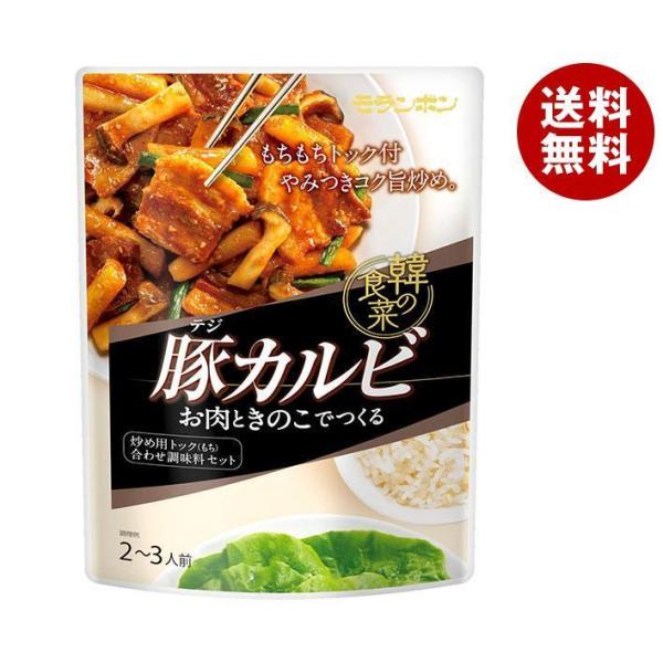 モランボン 韓の食菜 豚カルビ 190g×10袋入｜ 送料無料 調味料 韓国料理 インスタント食品