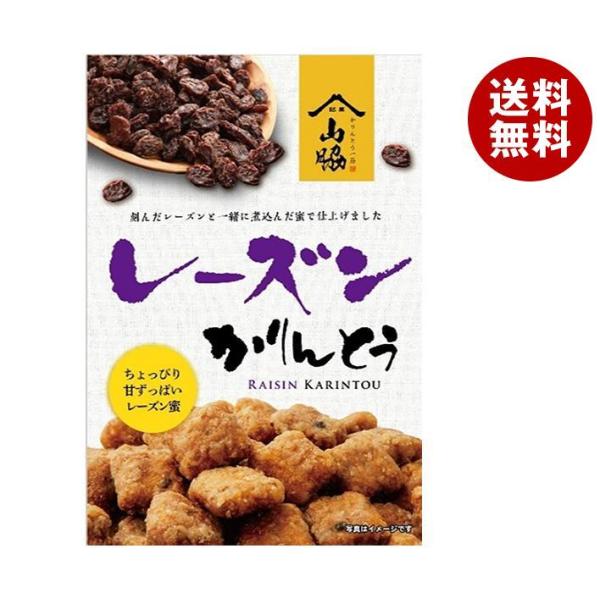 【送料無料・メーカー/問屋直送品・代引不可】山脇製菓 レーズンかりんとう 105g×12袋入｜ 和菓...