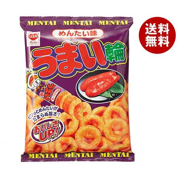 リスカ うまい輪めんたい味 75g×12袋入 メーカー 問屋直送｜ 送料無料