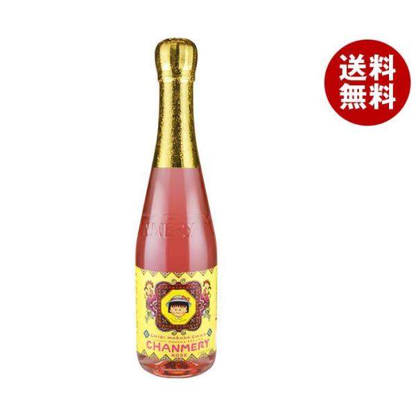木村飲料 ちびまる子ちゃんシャンメリー ロゼ 360ml瓶×12本入×(2ケース)｜ 送料無料