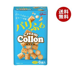 グリコ クリームコロン あっさりミルク 6袋×5個入×(2ケース)｜ 送料無料 お菓子 おやつ ミルククリーム Collon｜misonoya