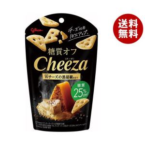 江崎グリコ 糖質オフ チーザ ダブルチーズの黒胡椒仕立て 36g×10袋入×(2ケース)｜ 送料無料｜misonoya