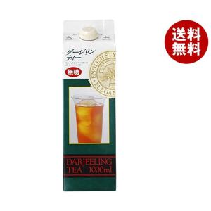 ジーエスフード GS ダージリンティー 無糖 1000ml紙パック×12(6×2)本入｜ 送料無料 紅茶 ダージリン 無糖｜misonoya