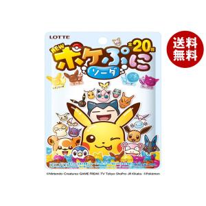 ロッテ（LOTTE） ポケぷに 80g×12袋入 (ソーダ アソート グミ ポケモン