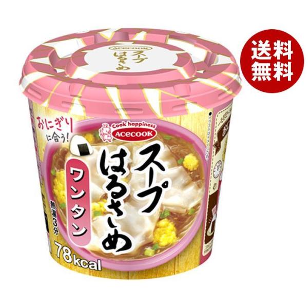 エースコック スープはるさめ ワンタン 22g×12(6×2)個入｜ 送料無料
