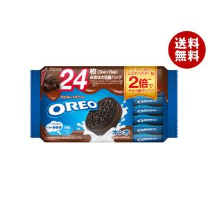 モンデリーズ・ジャパン オレオ ファミリーパック チョコレートクリーム 24枚(3枚×8袋)×12個入｜ 送料無料｜misonoya