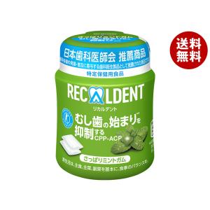 モンデリーズ・ジャパン リカルデント さっぱりミントボトルR(粒ガム)【特定保健用食品 特保】 135.2g×6個入×(2ケース)｜ 送料無料｜misonoya