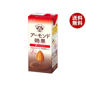 グリコ乳業 アーモンド効果 薫るカカオ 200ml紙パック×24本入｜ 送料無料