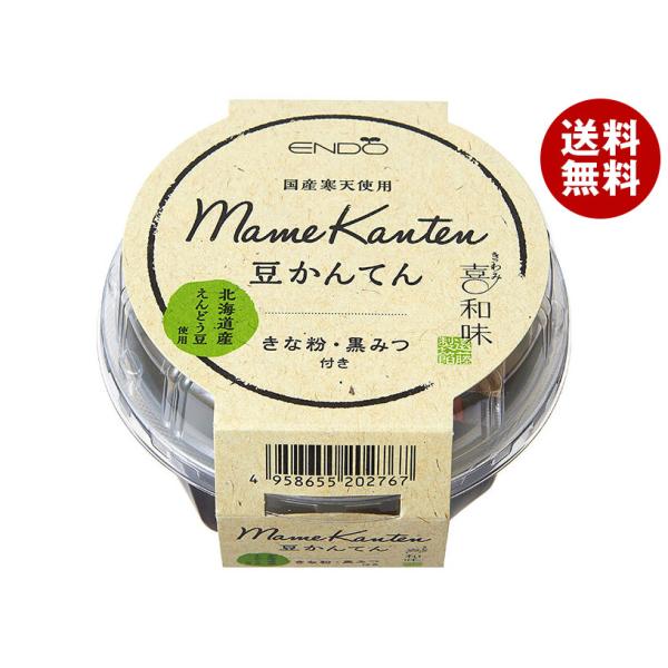 遠藤製餡 喜和味 豆かんてん 250g×24(6×4)個入×(2ケース)｜ 送料無料