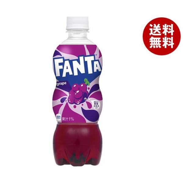 コカコーラ ファンタ グレープ 500mlペットボトル×24本入×(2ケース)｜ 送料無料