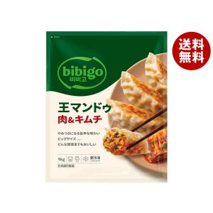 ＼爆買／CJジャパン bibigo 王マンドゥ 肉&キムチ 1kg×6袋入 冷凍商品｜ 送料無料