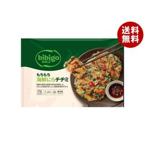 ＼爆買／CJジャパン bibigo もちもち海鮮 にら チヂミ 210g×16袋入 冷凍商品｜ 送料無料