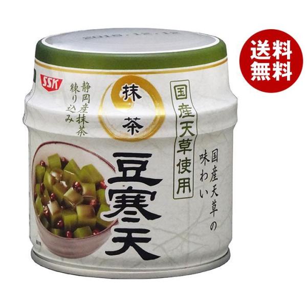 SSK 国産天草使用 抹茶豆寒天 230g×12個入｜ 送料無料