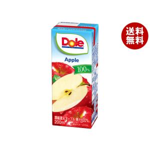 雪印メグミルク Dole(ドール) アップル100% 200ml紙パック×18本入