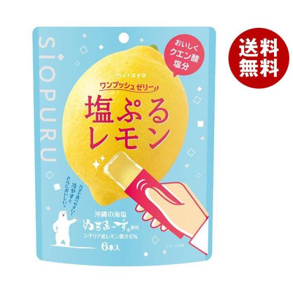 井村屋 ワンプッシュゼリー 塩ぷる レモン 90g(15g×6本)×16袋入｜ 送料無料
