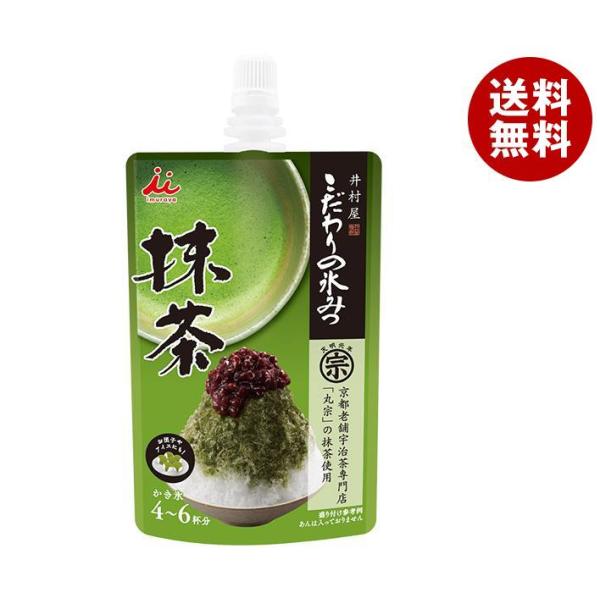 井村屋 こだわりの氷みつ 抹茶 150g×24本入×(2ケース)｜ 送料無料