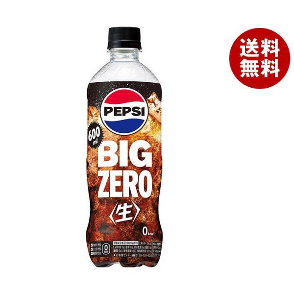 サントリー ペプシ ＜生＞ BIG ZERO【手売り用】 600mlペットボトル×24本入×(2ケー...