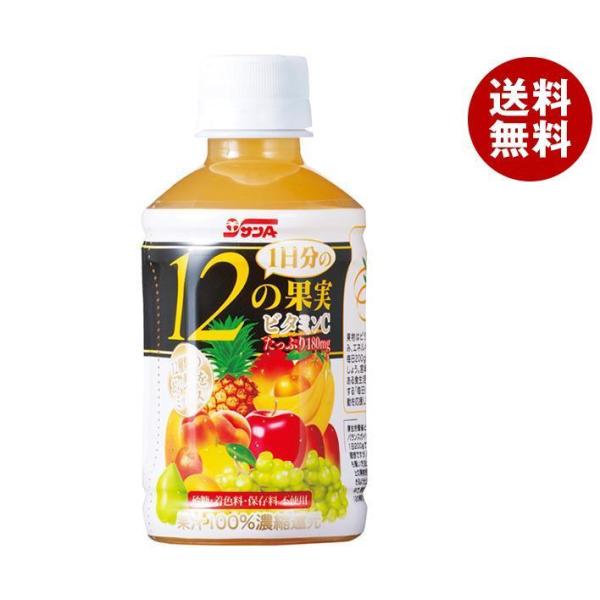 サンA 1日分の12の果実 240mlペットボトル×24本入｜ 送料無料 果実飲料 ミックス PET...