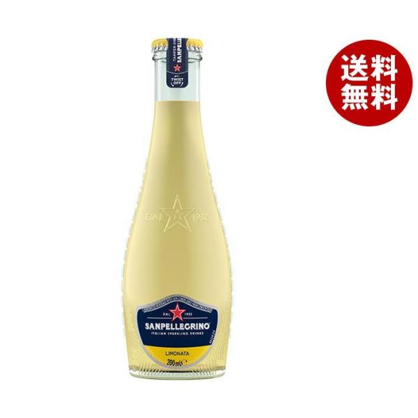 日仏貿易 サンペレグリノ イタリアンスパークリングドリンク リモナータ(レモン) 200ml瓶×24...