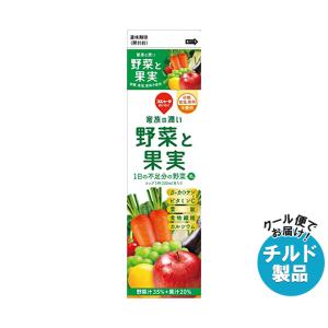 【チルド(冷蔵)商品】スジャータ 家族の潤い 野菜と果実 1000ml紙パック×6本入×(2ケース)｜ 送料無料｜misonoya