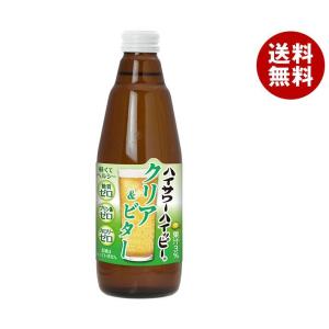 博水社 ハイサワーハイッピー クリア＆ビター 350ml瓶×12本入｜ 送料無料 炭酸飲料 割り材 瓶｜misonoya