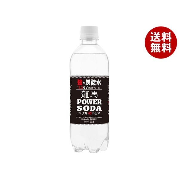 日本ビール 龍馬パワーソーダ 500mlペットボトル×24本入｜ 送料無料