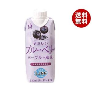 JAビバレッジ佐賀 やさしいブルーベリー 330ml紙パック×12本入｜ 送料無料 乳性飲料 紙パック プリズマ容器 ブルーベリー｜misonoya