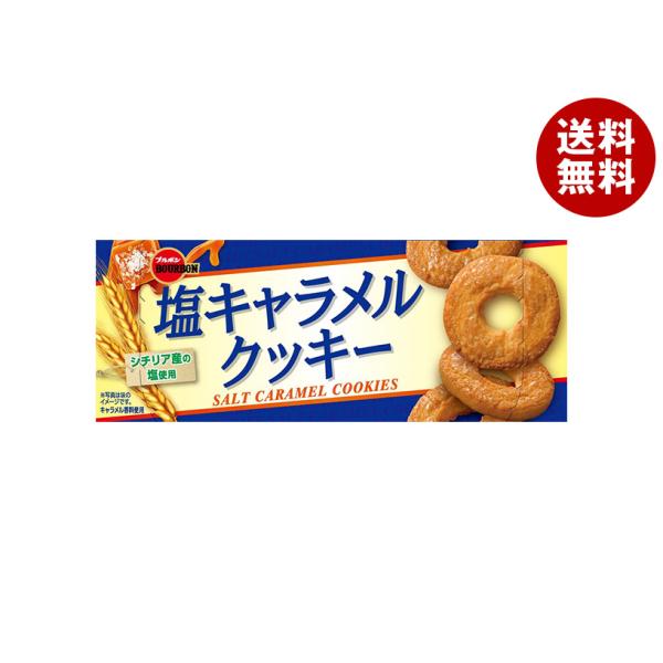 ブルボン 塩キャラメルクッキー 9枚×12個入×(2ケース)｜ 送料無料