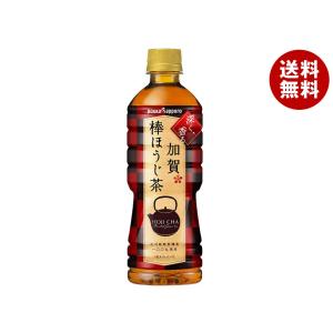ポッカサッポロ 加賀棒ほうじ茶 525mlペットボトル×24本入×(2ケース)｜ 送料無料