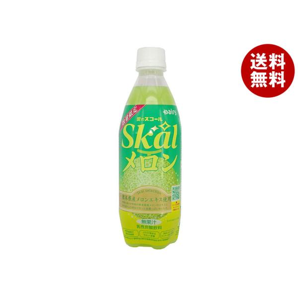 南日本酪農協同 スコール メロン 500mlぺットボトル×24本入×(2ケース)｜ 送料無料